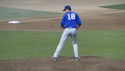 TCU pitcher #18 Preston Morrison