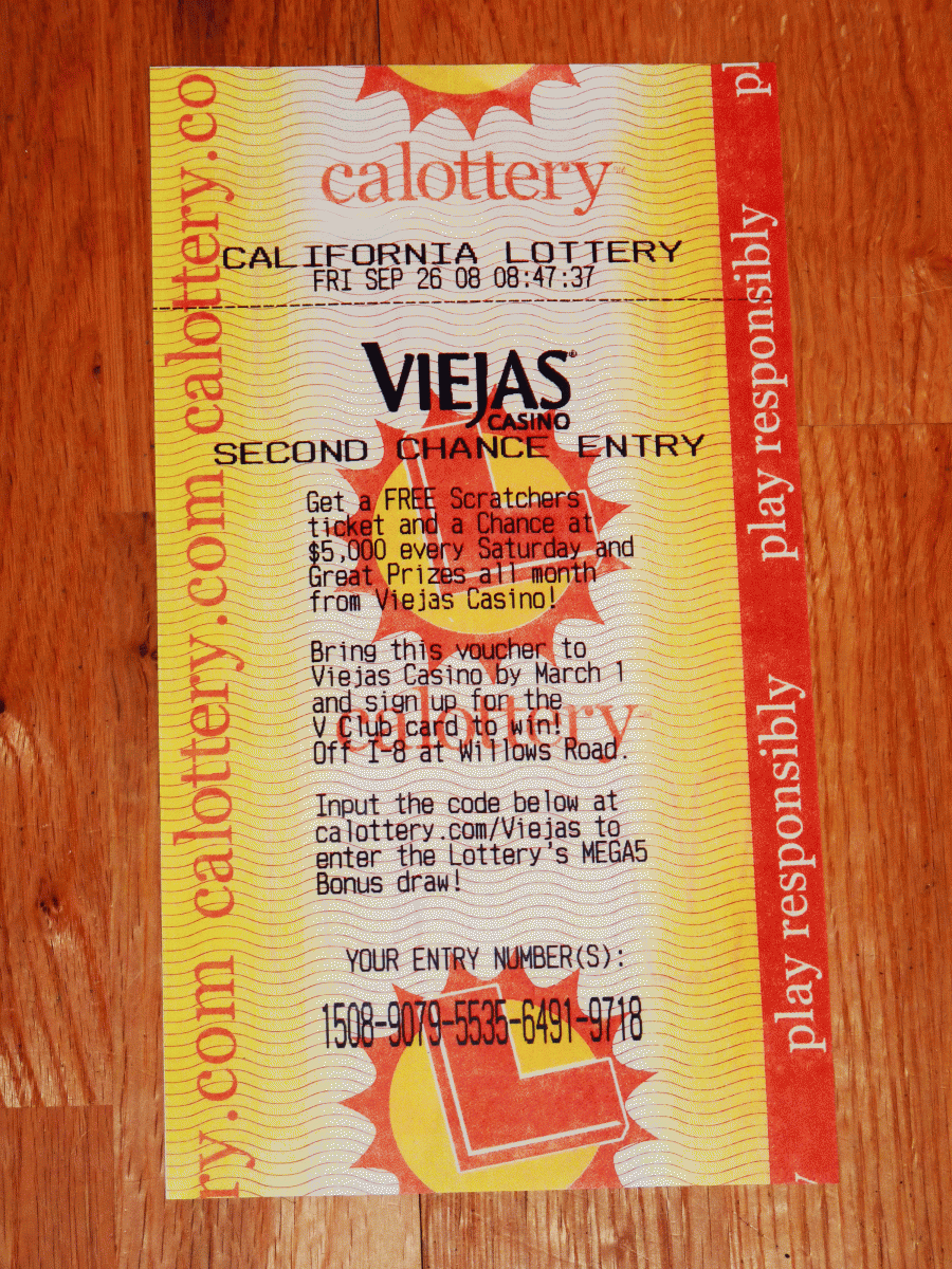 second chance ca lottery second chance ca lottery