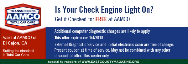 aamco - is your chck engine light on?