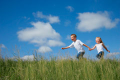 Children Running