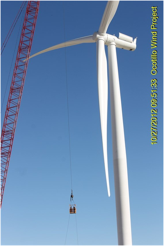 PATTERN ENERGY SECURES FUNDING FOR COMPLETION OF OCOTILLO EXPRESS WIND