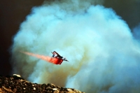 Monte Fire - 1st airdrop, photo by Dennis Richardson