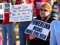 Powerlink protest, McCain Valley